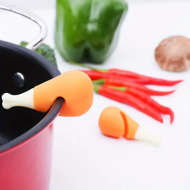 Silicone Spill-Proof Pot Lid Elevator Tool (1 Unit)