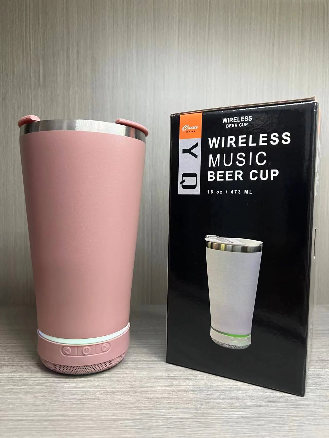 Portable Stainless Steel Bluetooth Speaker Beer Cup
