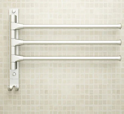 Stainless Steel Bathroom Rack, No Drill Towel Holder