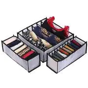 3-Pack ULG Underwear Organizer for Closet Storage