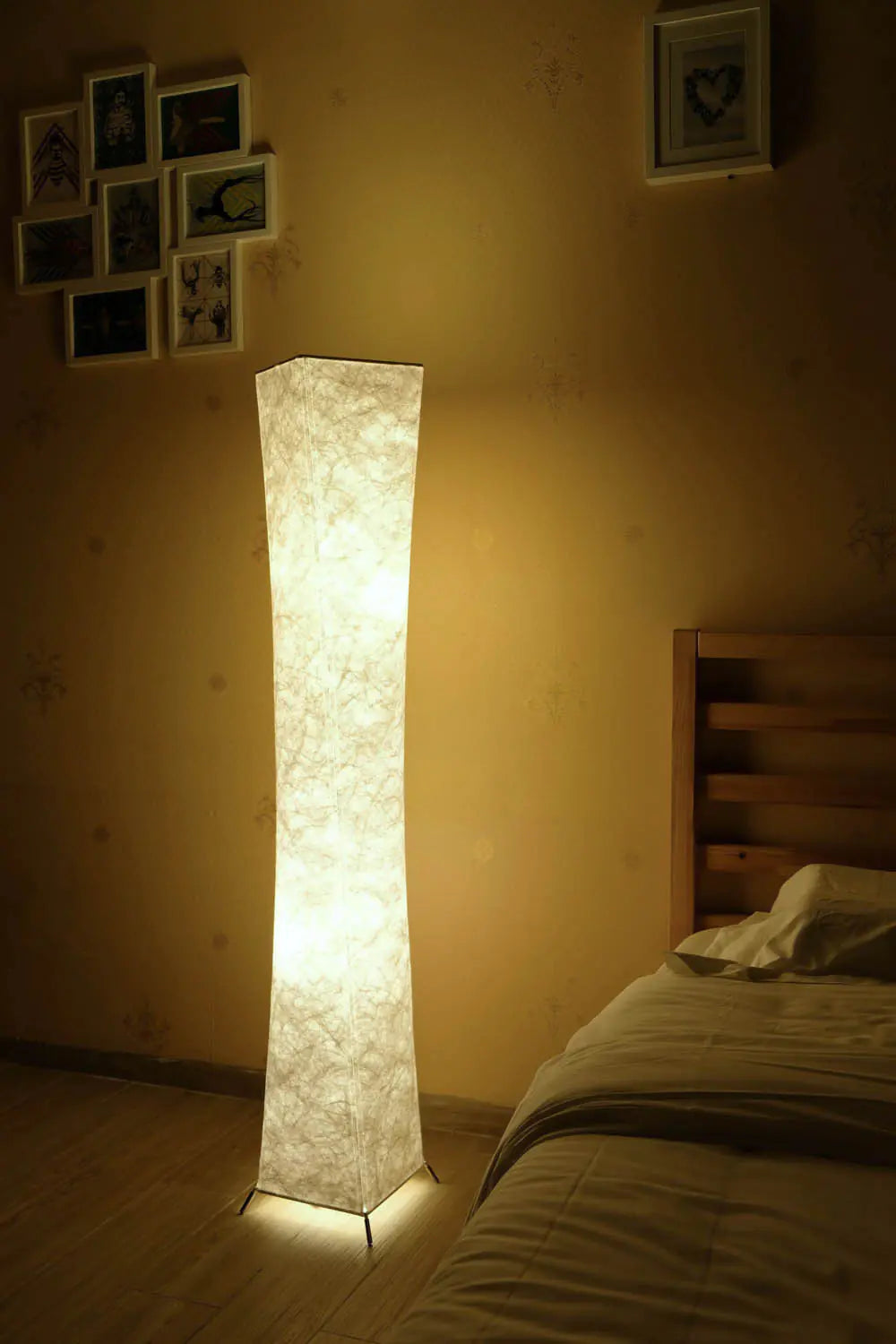 Floor Lamp with Soft Lighting and Flexible Design