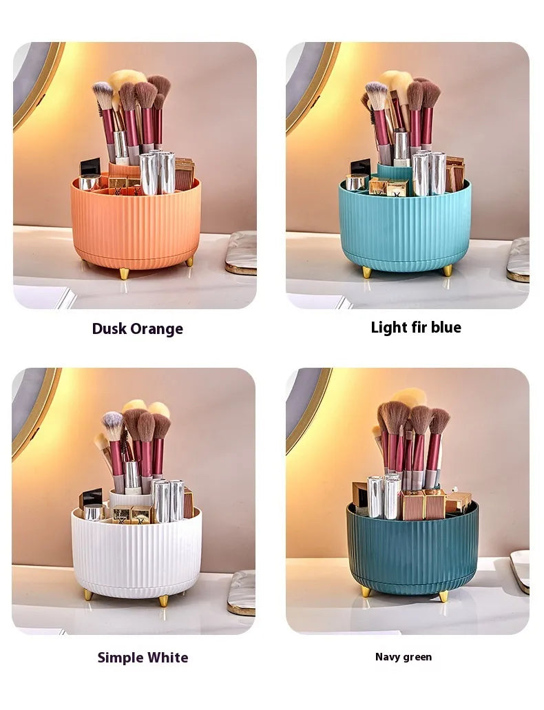Rotating Desktop Cosmetic Brush Holder