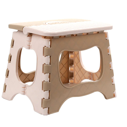 Portable Plastic Folding Stool for Home and Bathroom