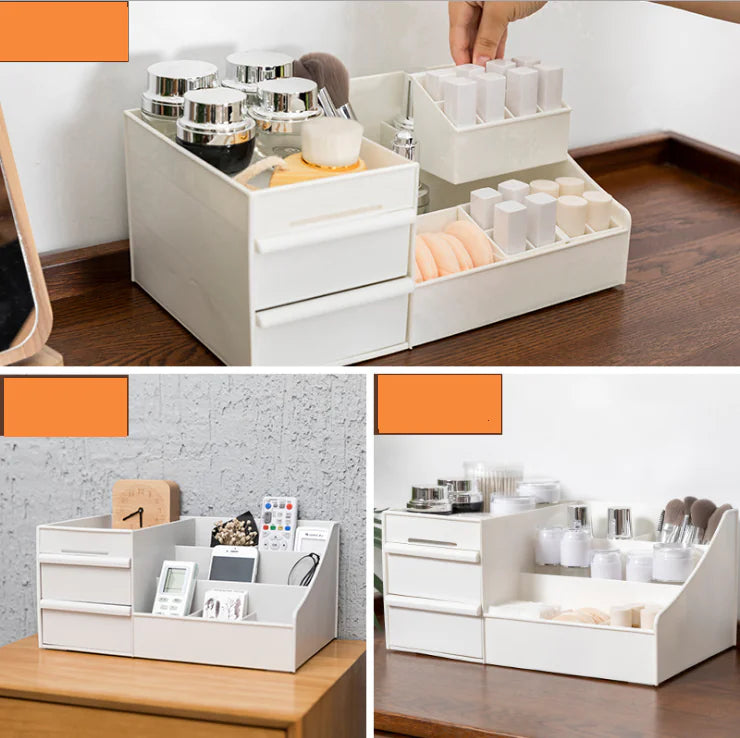 Large Drawer Makeup Organizer with Storage Box