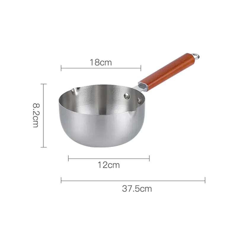 Stainless Steel Nonstick Small Pot with Integrated Design