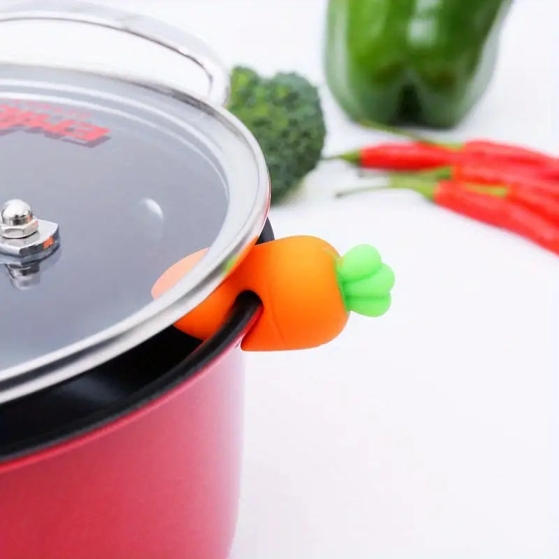 Silicone Spill-Proof Pot Lid Elevator Tool (1 Unit)