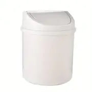 Mini Plastic Desktop Trash Can with Lid for Home Office