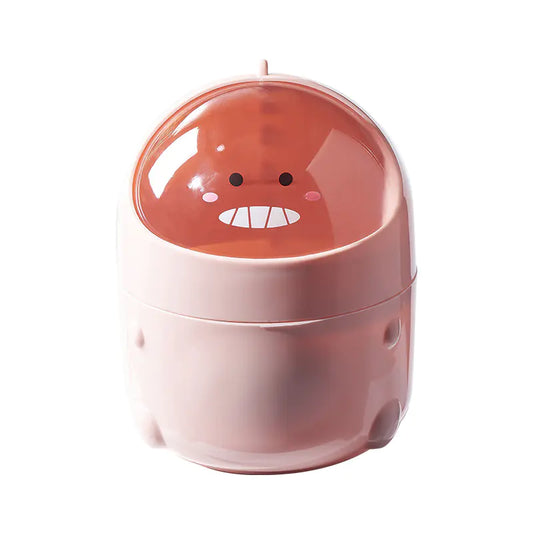 Cartoon Dinosaur Desktop Trash Can for Home Office