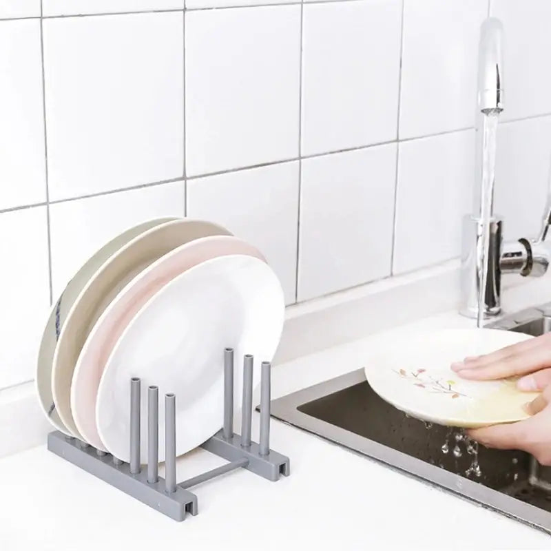 Stainless Steel - Pot Lid, Plate. Cutting Board Holder / Organizer
