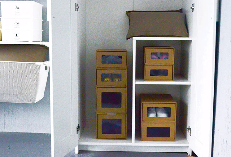Thick Drawer Shoe Box, Transparent Storage Organizer