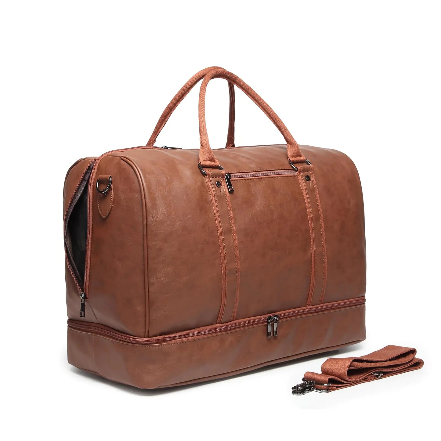 Travel Duffel Bag,Overnight Bag, Carry on, Weekender Bag with shoe compartment