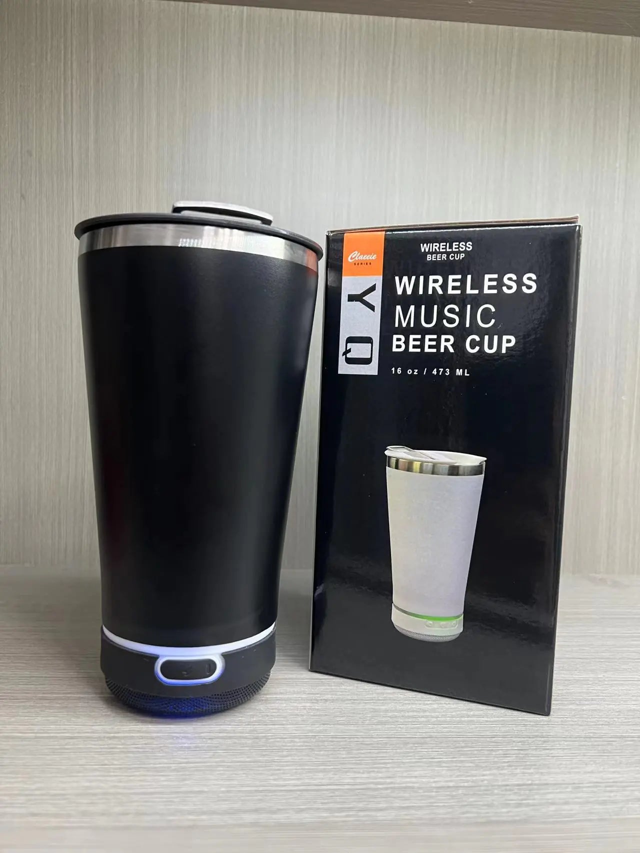 Portable Stainless Steel Bluetooth Speaker Beer Cup