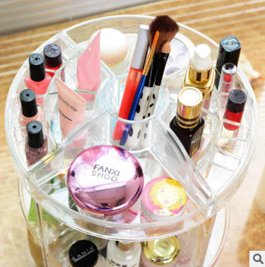 Transparent Acrylic Rotating Makeup Organizer Box