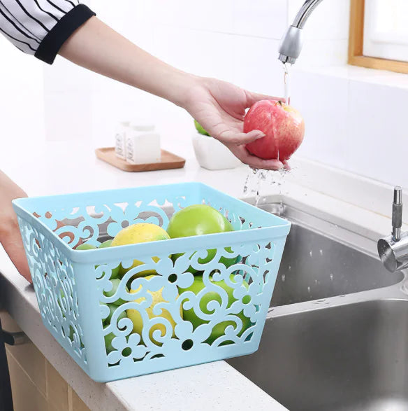 Hollow Desktop Storage Basket and Creative Organizer