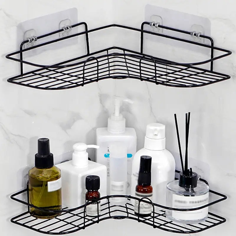 Triangle Shower Caddy - No Punch Bathroom Organizer