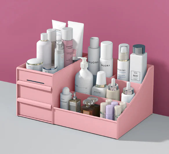 Large Drawer Makeup Organizer with Storage Box