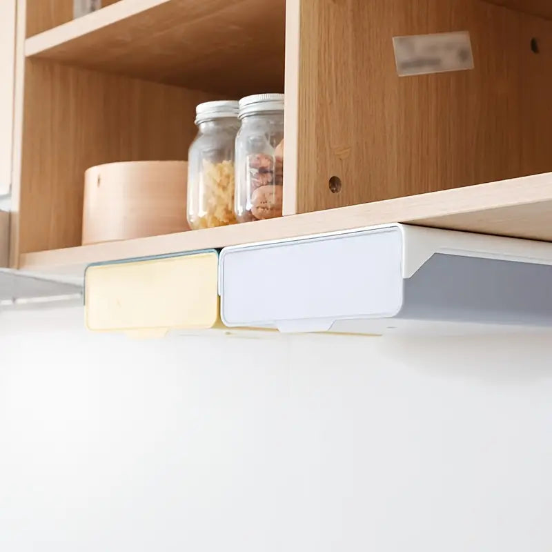 Stylish Under Cabinet Storage Box for Desk Organization