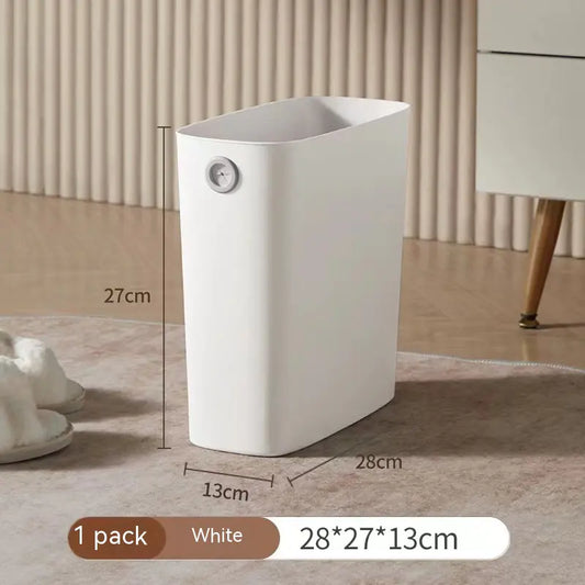 Simple No-Lid Trash Can for Kitchen and Living Room