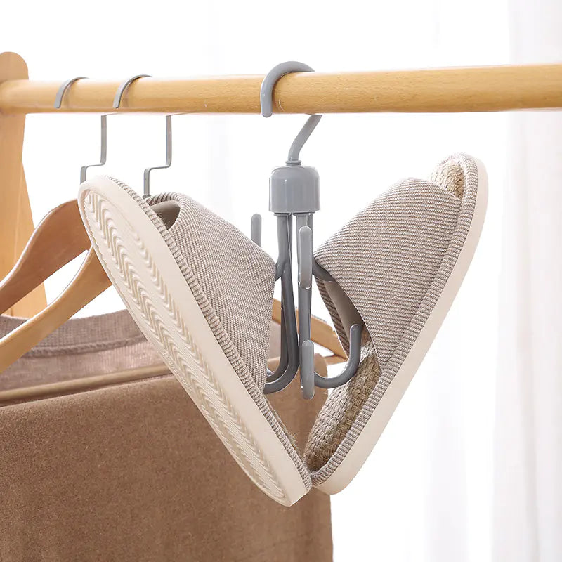 360-Degree Rotating Octopus Hook for Closet Storage