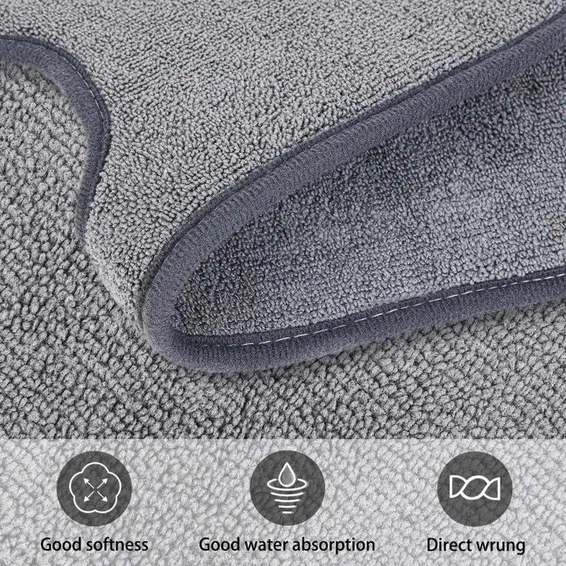 Grey Faucet Absorbent Mat for Kitchen & Bathroom