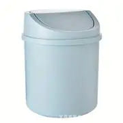 Mini Plastic Desktop Trash Can with Lid for Home Office