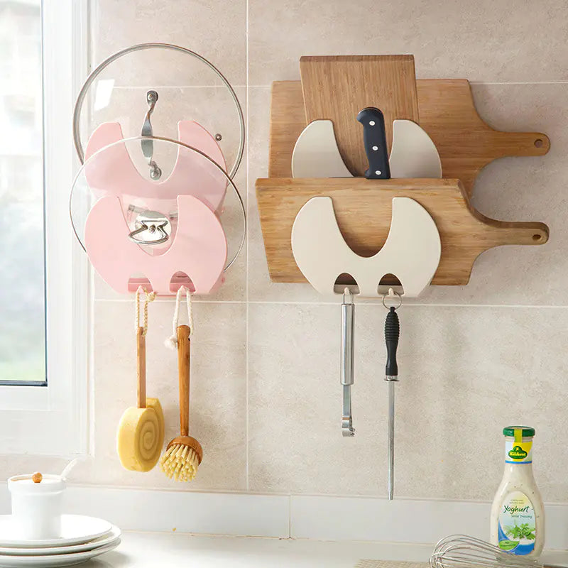 2-Tier Pot Lid Rack Organizer