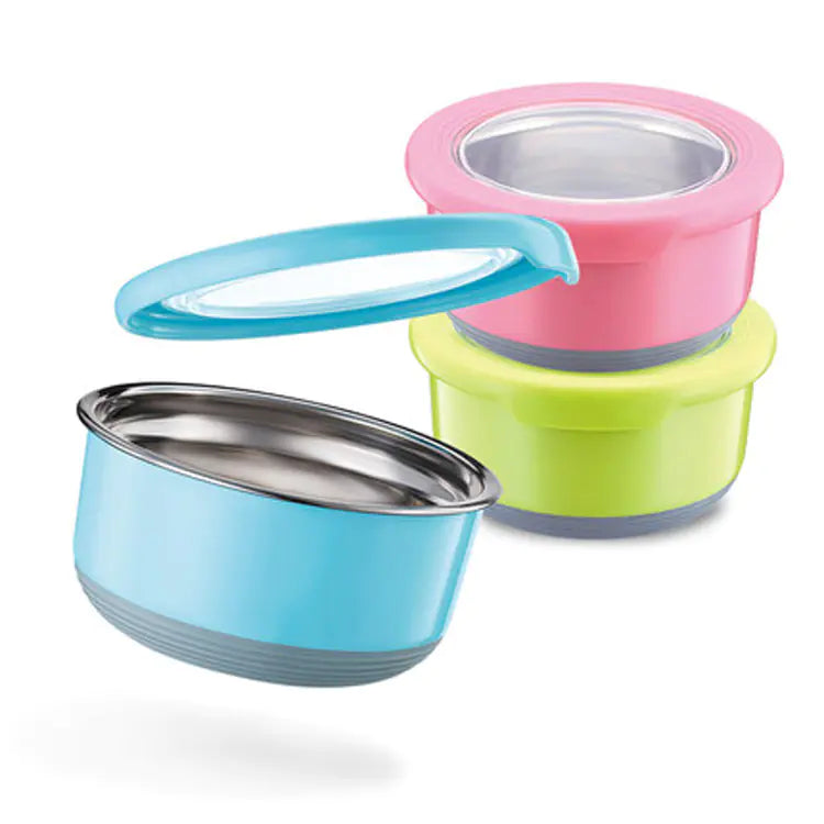 Stainless Steel Sealed Food Container and Bowl Set