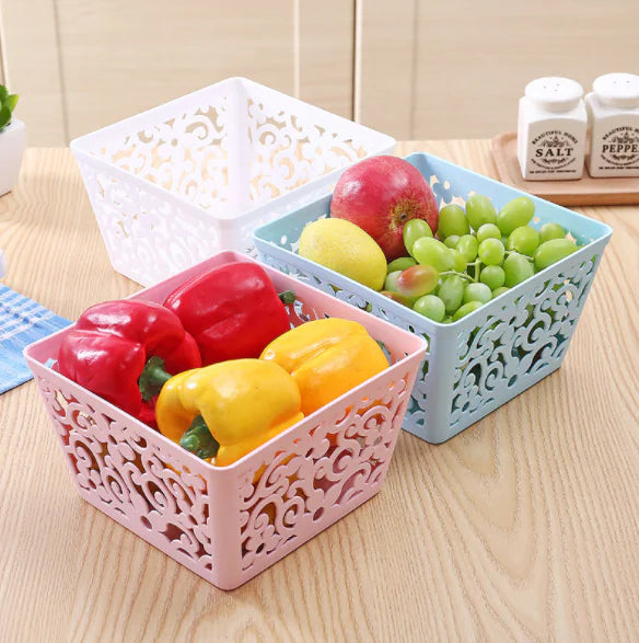 Hollow Desktop Storage Basket and Creative Organizer