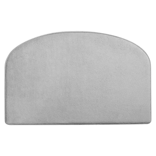 1pc Washable Absorbent Semicircle Bathroom Mat