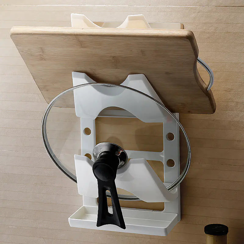 3-Tier Pot Lid and Cutting Board Rack