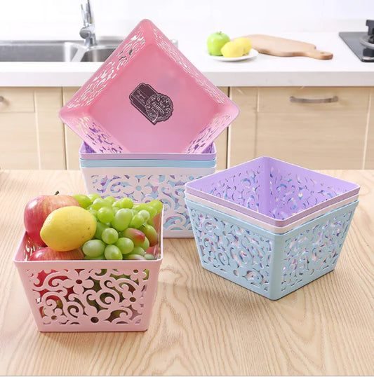 Hollow Desktop Storage Basket and Creative Organizer