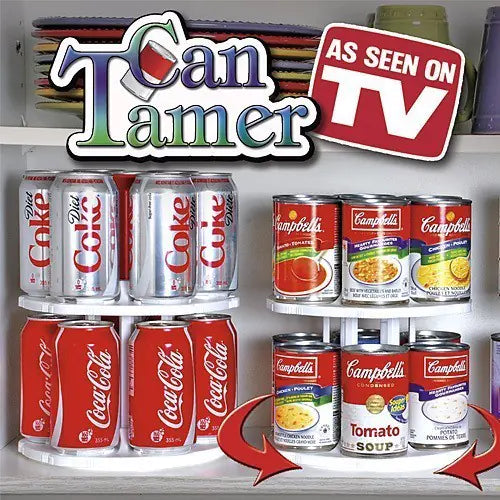 Rotating Plastic Storage Rack and Organizer