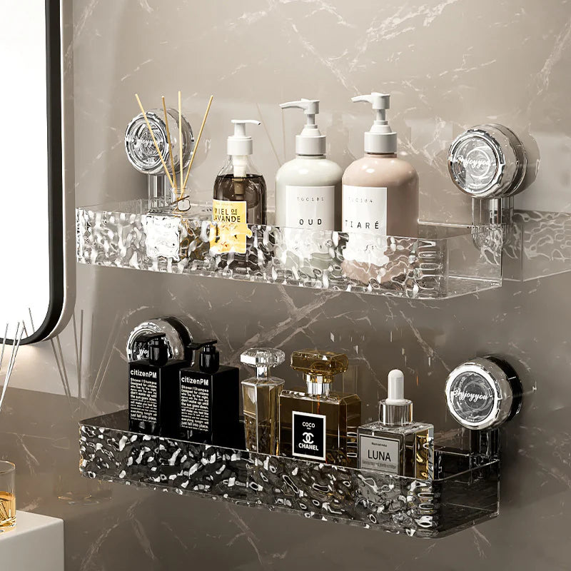 Wall-Mounted Corrugated Bathroom Rack