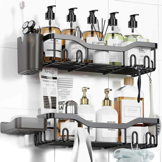 Bathroom Storage Rack Set Large Capacity