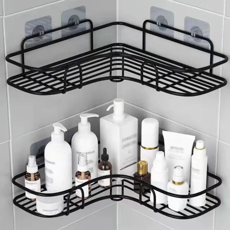 Triangle Shower Caddy - No Punch Bathroom Organizer