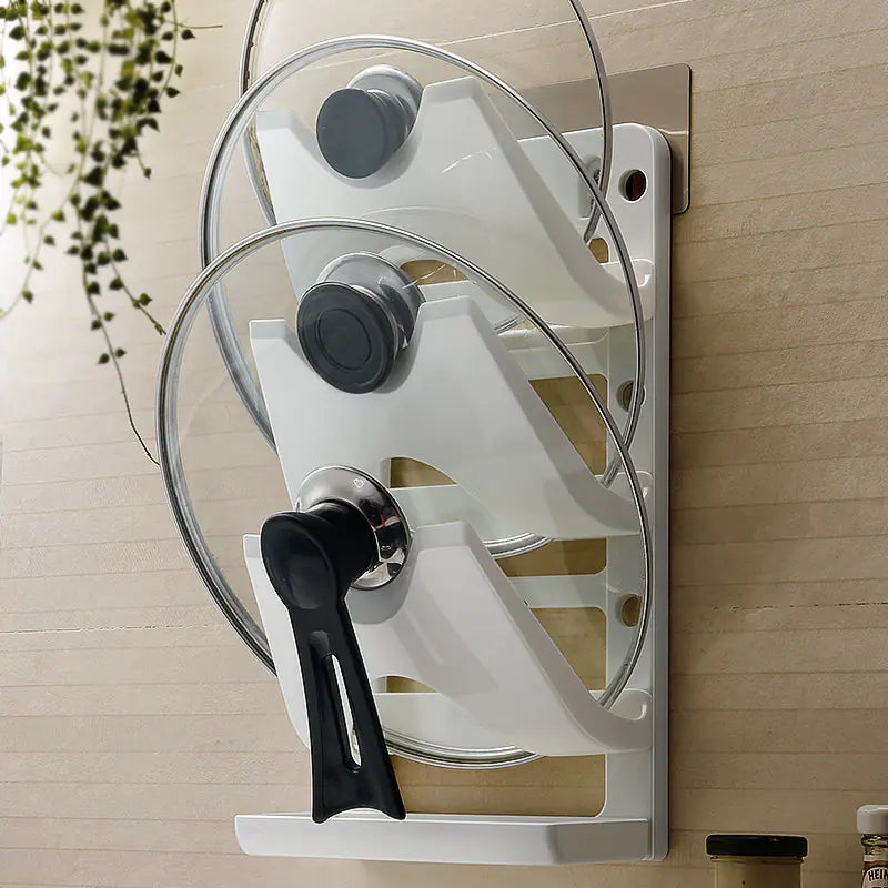 3-Tier Pot Lid and Cutting Board Rack