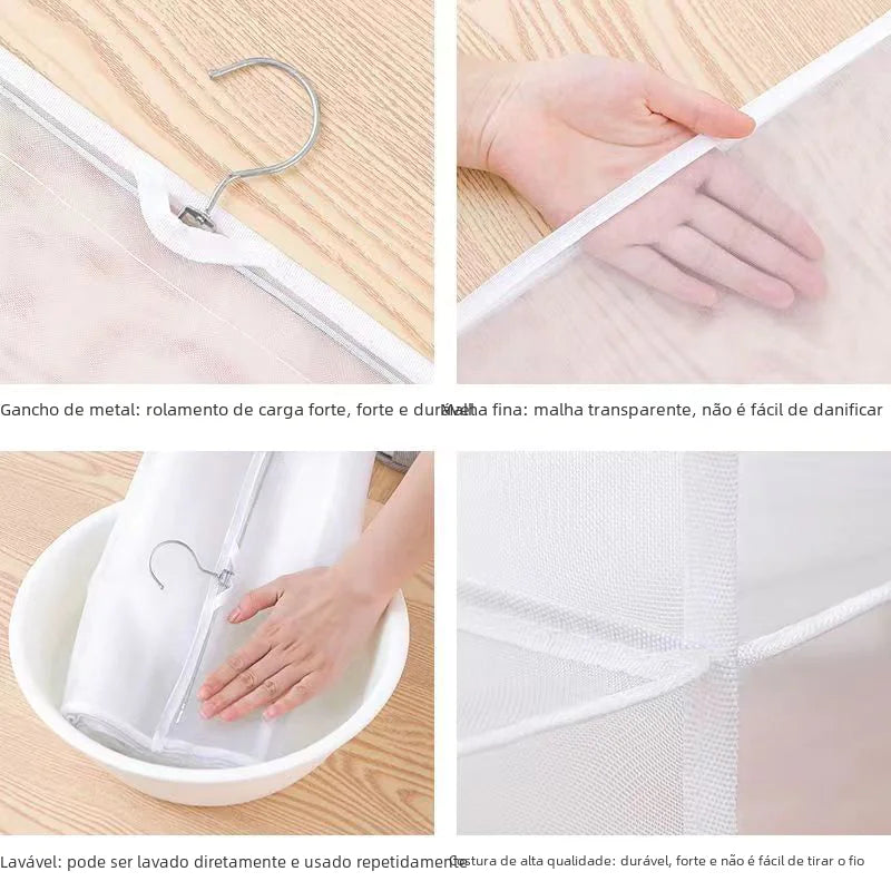 Hanging Fabric Storage Bag for Closet Organization