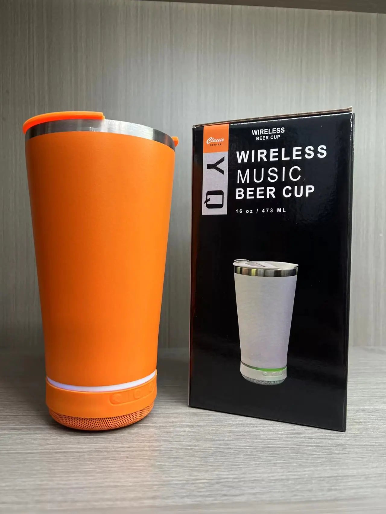Portable Stainless Steel Bluetooth Speaker Beer Cup