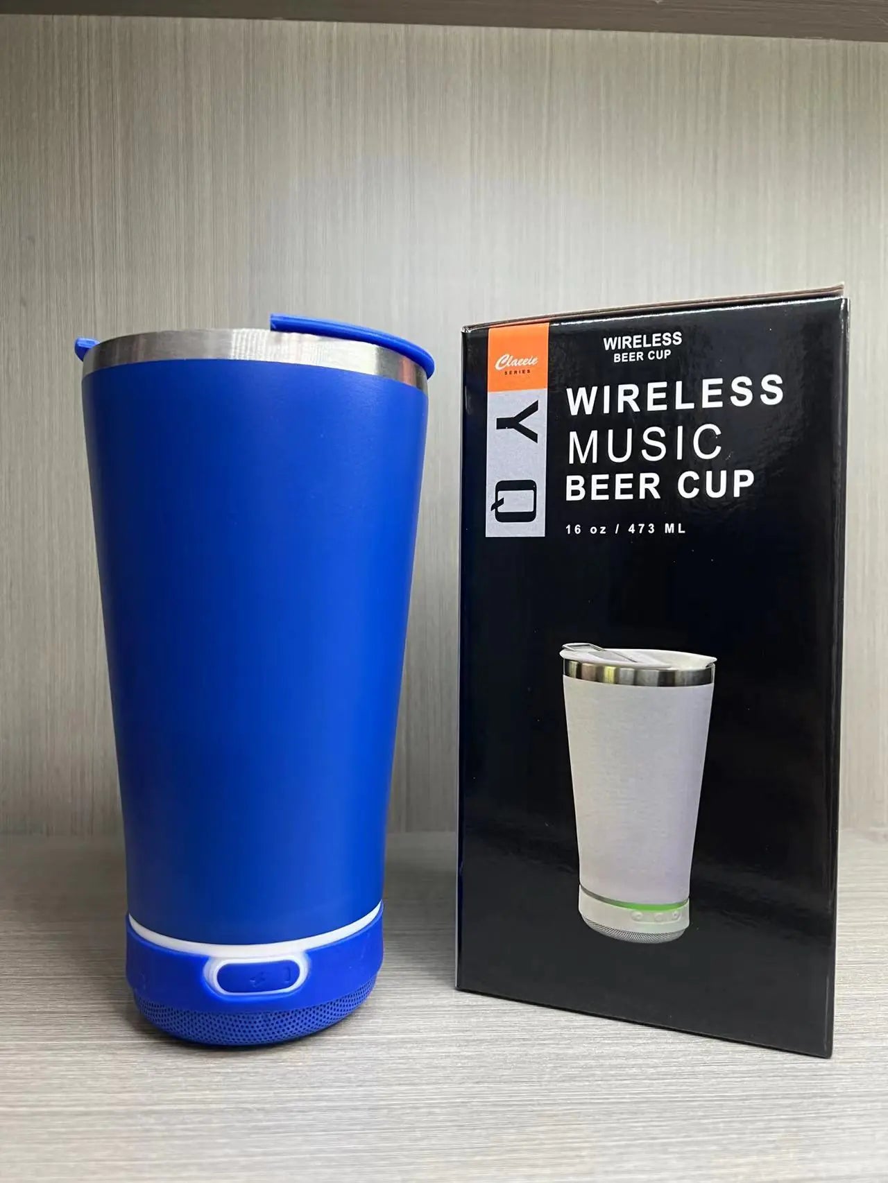 Portable Stainless Steel Bluetooth Speaker Beer Cup