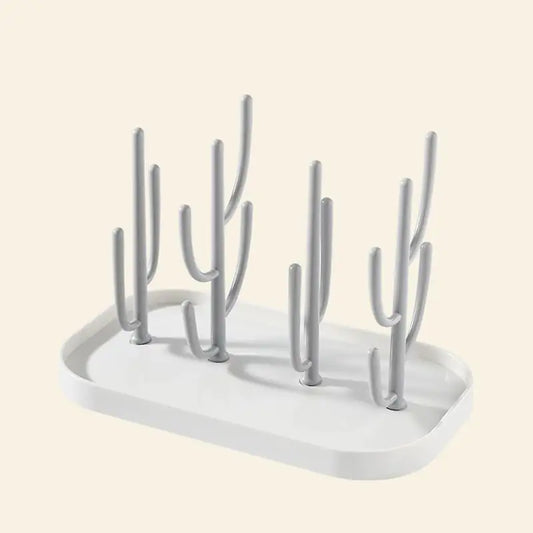 Dust-proof Drain Holder with Lid and Cup Storage