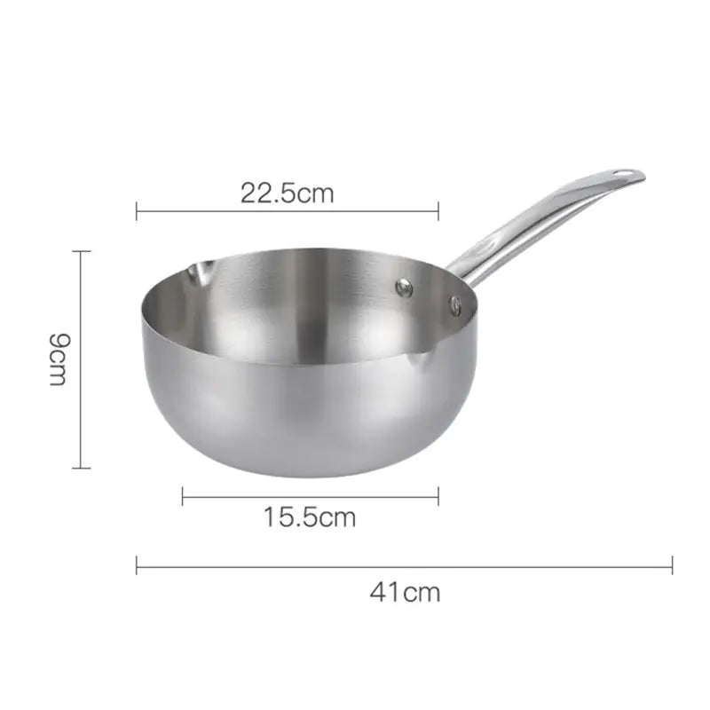 Stainless Steel Nonstick Small Pot with Integrated Design